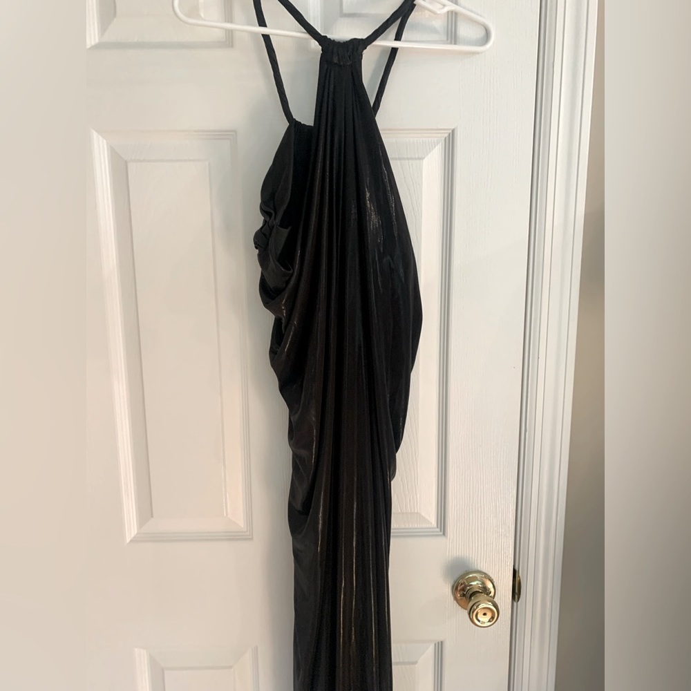Black evening gown